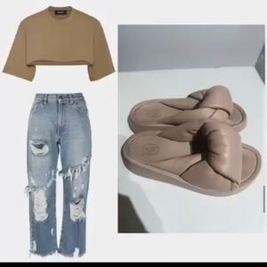 ASH TAN PUFFY SLIDES
SIZE 7 ( 37) - PRELOVED
